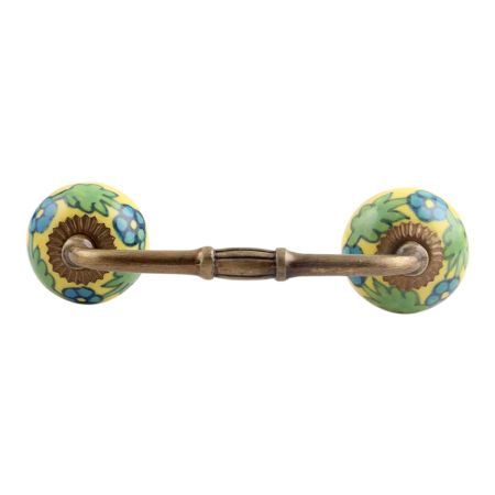 Forest Bouquet Ceramic Bridge Handle
